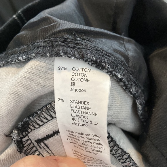 GAP slim city windowpane check ankle length minimalist neutral career - Picture 7 of 7